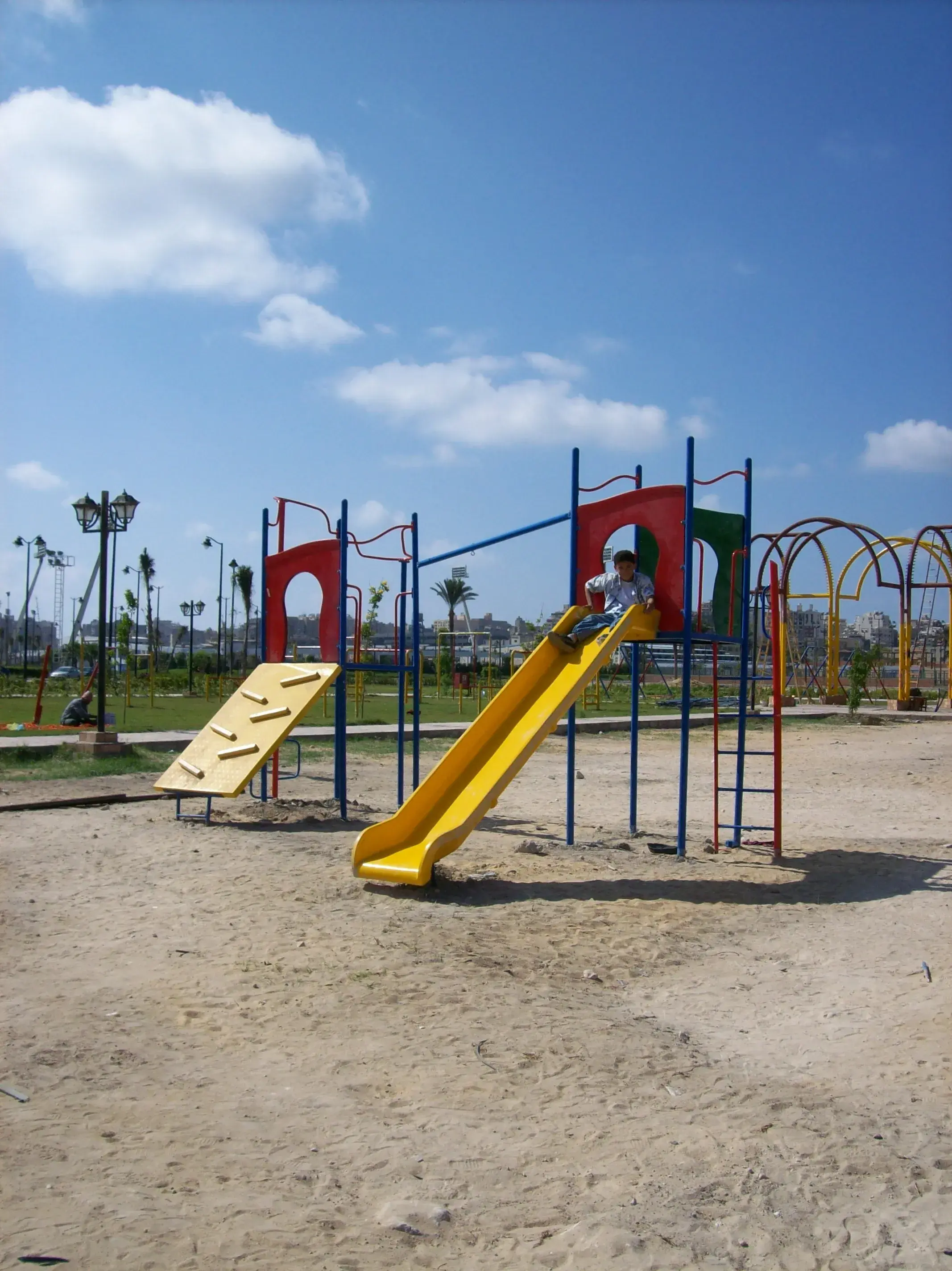 وحدة زحليقة وأرجوحة من الفيبر جلاس | ألعاب متكاملة